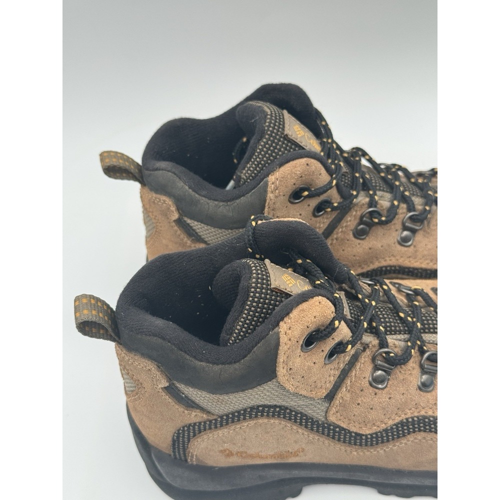Columbia Hiking Boots Womans Brown Leather Rock Ridge Mid Size 3 - Picture 5 of 12